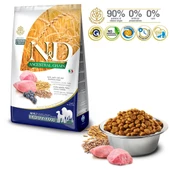 N&D Az Tahıllı Kuzulu&Yaban Mersinli Medium- Maxi Yetişkin Köpek Maması 2,5 Kg - 2