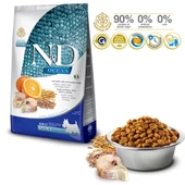 N&D Ocean Az Tahıllı Morina Balıklı&Portakallı Mini Irk Yetişkin Köpek Maması 7 KG thumbnail 2