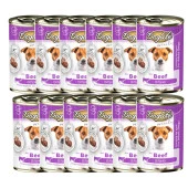 DOGLİFE BİFTEKLİ KÖPEK KONSERVE 400GR x 12 Adet - 1