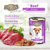 DOGLİFE BİFTEKLİ KÖPEK KONSERVE 400GR x 12 Adet - 2
