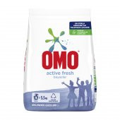 Omo Matik Çamaşır Deterjanı Beyaz-Active Fresh  5,5 Kg - 1