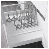 Tencere Kapağı Düzenleyici 14x10 cm IKEA Dolap İçi Düzenleyici Katlanır - 2