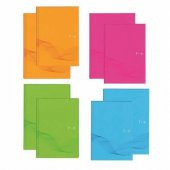 Tnote Ciltli Sert Kapak Defter (Kağıt Kaplı) 13x21 Cm 80 Sarı Sayfa Lastikli Çizgili132101-d - 1