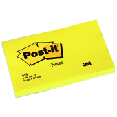 Post-it Yapışkanlı Not Kağıdı 100 YP 76x127 Sarı 655 - 1