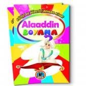 4E Boyama Kitabı Alaaddin 128 Syf Karatay Yayınevi - 2