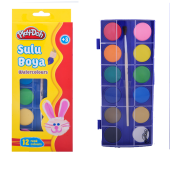 Play-Doh Sulu Boya 28 MM Büyük Boy 12 Renk PLAY-SU003 - 1