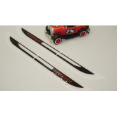 Peugeot 206 206+ Yan Çamurluk 3M 3D Damla Silikon Yeni Nesil Logo Amblem thumbnail 2