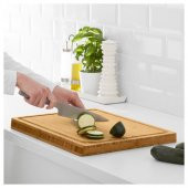 Bambu Kesme Tahtası, Bambu IKEA Ölçü 45x36 Cm Mutfak Gereçleri Kesim Tahtası - 2