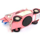 Dekoratif Metal Araba Çerçeveli ve Kumbaralı Biblo Hediyelik thumbnail 5