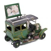 Dekoratif Metal Araba Çerçeveli Biblo Hediyelik thumbnail 3