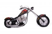 Motorsiklet Pano Vintage Dekoratif Ev Ofis Hediyelik - 1