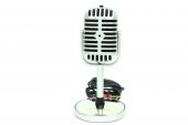 Karaoke Mikrofon Silver Speaker Hediyelik - 4