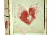 Kutu Kitap Aynalı Valentine Dekoratif Hediyelik - 2