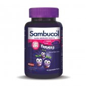 Sambucol Plus Kids Yummies Kara Mürver Özütü Çiğnenebilir - 1