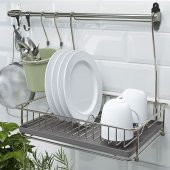 5 Li Kanca Metal Renk IKEA 7 Cm Çelik Kanca 5 Li Mutfak Raf Kancası-Dekorasyonu - 3