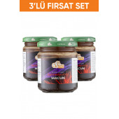 3 Adet Sidra Özel Bitkisel Karışımlı Ginsengli Macun Orijinal Bandrollü (MOR) 240 gr Macun (16 SERVİS) Unisex Orjinal - 1