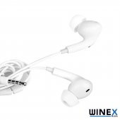 Winex Gfz HF05 Streo Kablolu Mikrofonlu Kulakiçi Pro Kulaklık Beyaz - 5