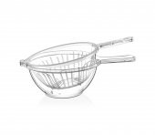 Yonca Katlı Süzgeç Şeffaf - 1