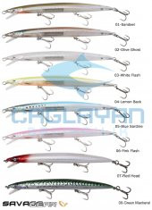Savage gear Sandeel Jerk Minnow 145 14g  Suni Yem 02-Olive Ghost thumbnail 2