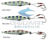 Savage gear Squısh Jig 10,5cm 100g Suni Yem Glow Zebra - 2