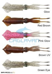 Savage gear 3D TPE Swim Squid 125mm 25g 2 Adet Suni Yem Brown UV thumbnail 2