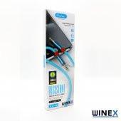 Winex AX42 Gfz 3.5mm Aux Kablo 1m Mavi - 4