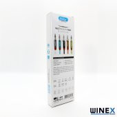 Winex AX42 Gfz 3.5mm Aux Kablo 1m Mavi - 5