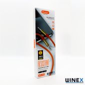 Winex AX42 Gfz 3.5mm Aux Kablo 1m Turuncu - 4