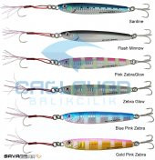 Savage gear 3D Slim Minnow 5 gr 4,6 cm Jig Suni Yem Glow Zebra - 2