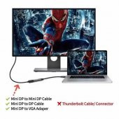 DAYTONA FC-K01 USB Tip-C=>MiniDisplayport ÇEVİRİCİ GÖRÜNTÜ AKTARICI 4K Ultra Hd (Macbook Uyumlu) - 4