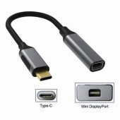 DAYTONA FC-K01 USB Tip-C=>MiniDisplayport ÇEVİRİCİ GÖRÜNTÜ AKTARICI 4K Ultra Hd (Macbook Uyumlu) - 5