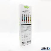 Winex AX42 Gfz 3.5mm Aux Kablo 1m Yeşil - 5