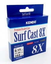 Kendo Surf Cast 8X Fıghtıng 300 mt Örgü İp ( ICE BLUE) 0,13mm - 1