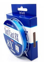 Kendo Surf Cast 8X Fıghtıng 300 mt Örgü İp ( ICE BLUE) 0,13mm - 2