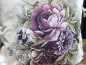 Çeyiz Diyarı Goblen Lüx 2 Li Kırlent Kılıfı Krem thumbnail 4