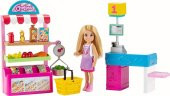 Barbıe Chelsea Meslekleri Öğreniyor Market Çalışanı Chelsea ve Oyun Seti GTN67 - 5