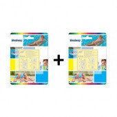 2 ADET BESTWAY ONARIM YAMASI TAMİR KİTİ 6,5X6,5 CM 62091 YAMA - 1