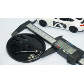 Dk Tuning Skoda Bagaj 8cm Yeni Nesil Parlak Siyah Logo Amblem thumbnail 4