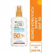 Garnier Ambre Solaire Sensitive Advanced Çocuk Sprey GKF50+ 200ML - 1