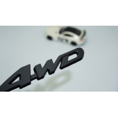 DK Tuning Arazi Off Road 4WD Siyah Metal 3M 3D Yazı Logo Amblem - 1
