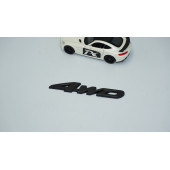 DK Tuning Arazi Off Road 4WD Siyah Metal 3M 3D Yazı Logo Amblem - 2