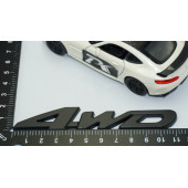 DK Tuning Arazi Off Road 4WD Siyah Metal 3M 3D Yazı Logo Amblem - 5