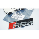 DK Tuning RS4 Gümüş Kırmızı 3D Ön Panjur Logo Audi İle Uyumlu - 6