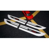 Audi A7 Logo Yan Çamurluk 3M 3D Damla Silikon Yeni Nesil Logo Amblem - 6