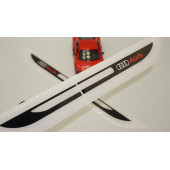 Audi A5 Logo Yan Çamurluk 3M 3D Damla Silikon Yeni Nesil Logo Amblem thumbnail 1