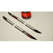 Audi A5 Logo Yan Çamurluk 3M 3D Damla Silikon Yeni Nesil Logo Amblem thumbnail 3