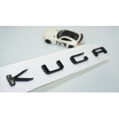 DK Tuning Kuga Siyah ABS 3M 3D Bagaj Yazı Logo Ford İle Uyumlu - 1