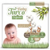 Baby Turco Doğadan 3 Numara Midi 5-9 Kg 34 Adet - 1