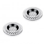 Hometarz 2 li Mutfak Lavabo Süzgeci Paslanmaz Çelik 7 cm - 1