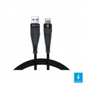 SHAZA Apple iPhone Lightning 5A 100 W Örgülü Hızlı Şarj ve Data Kablosu 1 Metre - 1